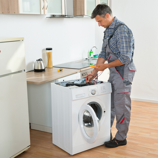 can you walk me through the steps of troubleshooting my washer issue in Running Water SD